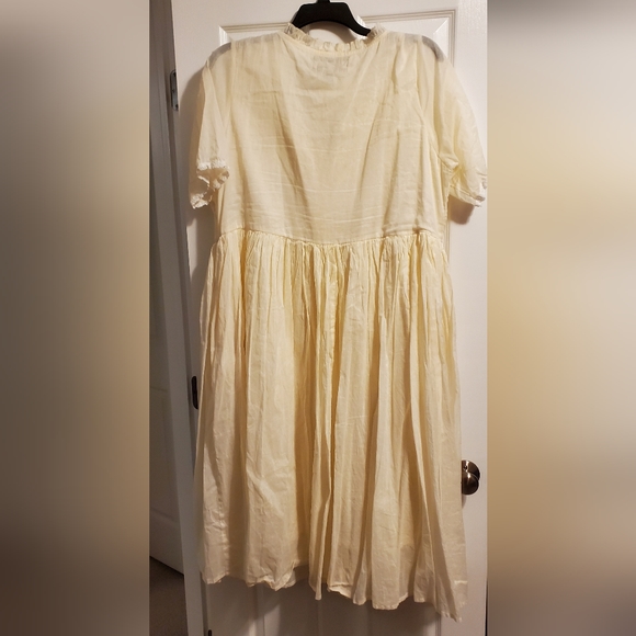 (SOLD)Cotton Organza Dress - Picture 6 of 8